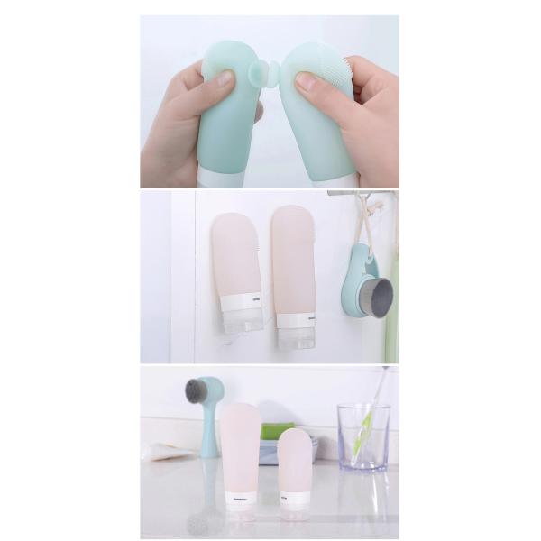 Squeezable перемещение силикона разливает набор по бутылкам с чашкой всасывания