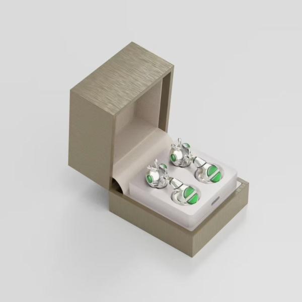 Custom Zircon Pearl Earring Earbuds Jewelry Earphones For Women Wireless