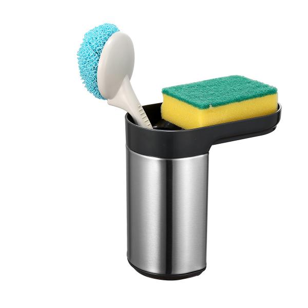 Sustainable Steel Kitchen Sink Caddy Organizer With Knife Block And Holder