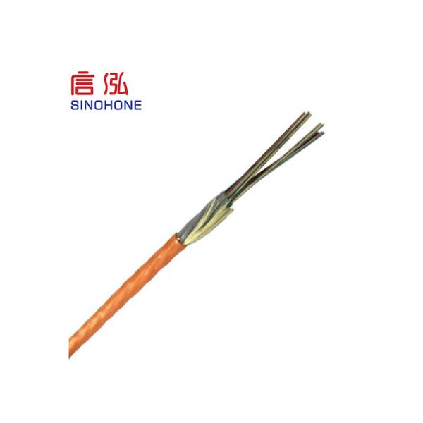 High Fiber Density Microduct Fiber Optic Cable , Blowing Fiber Optic Cable