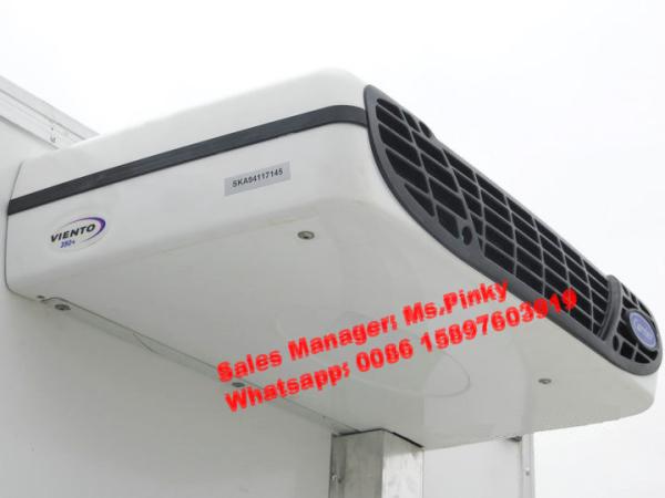 Foton Refrigerator Truck Mini Freezer Van Truck 103HP Petrol Gasoline Engine