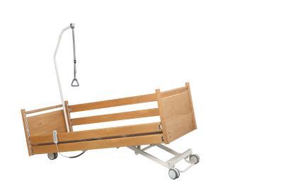 Wood Frame Home Care Bed Five Functions Electric Medical Nursing For Patient