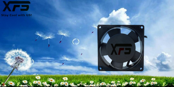 80*80*38mm 110V/120V/220V/240V AC Black Alumium Brushless Cooling Fan AC8038