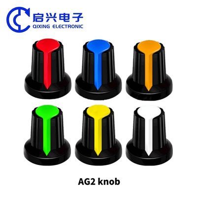 Solid Aluminum Alloy Guitar Knob Amplifier Volume Potentiometer Knob 6mm 6.35mm