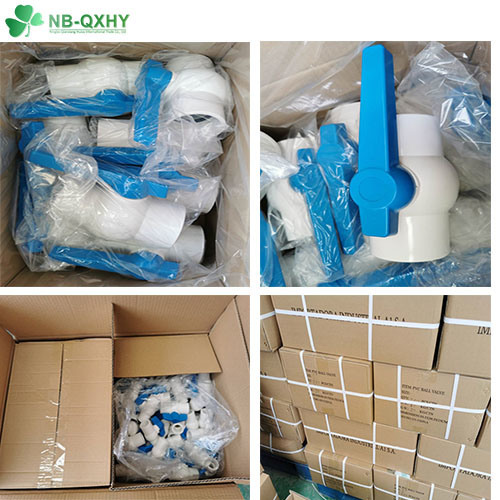 Manual Long Handle 63mm Plastic Valve for Water Supply Sch40 PVC Compact Ball Valve