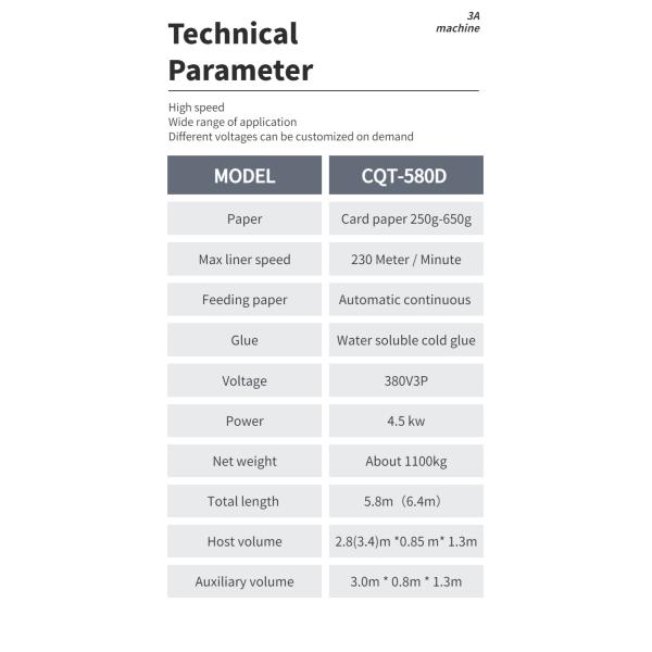 Папка клея для наклеивания и складывания коробки вмещает бумажный материал различных размеров