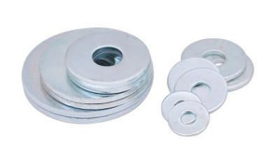 DIN9021 Silver Zinc Plated Flat Washer Wear Resistant SS304 / SS316 Grade