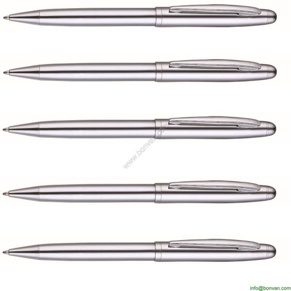 Beautiful Design Promotional Gifts Metal silver Part Luxury Ball Pen