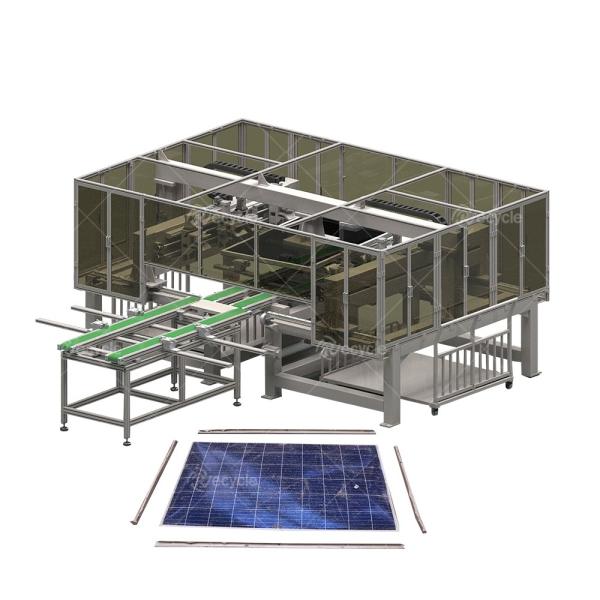 Solar Panel Aluminum Frame Dismantling Machine Low Price And High Income