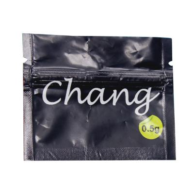 3 Side Seal Weed Smell Proof Mylar Bag  3.5g Plastic Ziplock For Marijuana