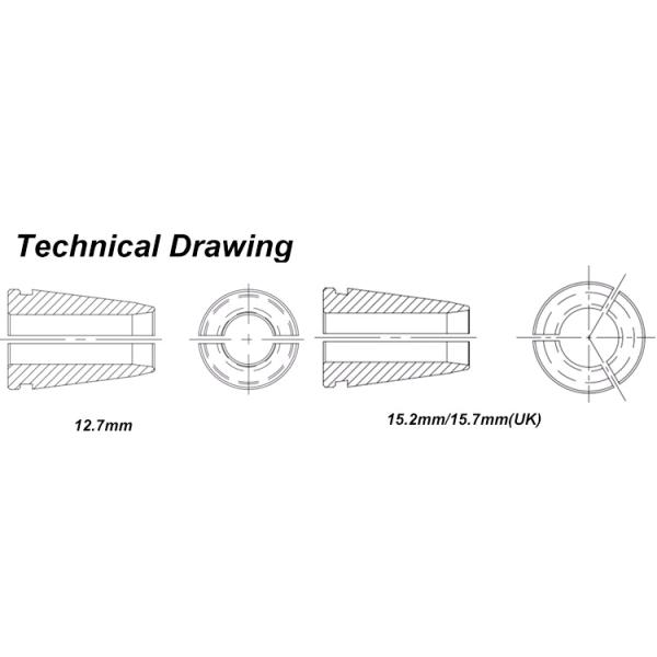 ISO Post Tension Anchor Wedge para betão pré-tenso 36mm / 44mm comprimento