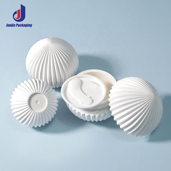 50g Skin Care Cream Jar Sphere Shape Cosmetic Plastic Jars Customized For Packaging
