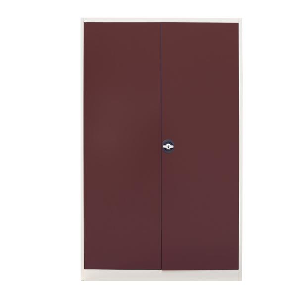 Свет - шкафы шкафа металла серой двойной двери электростатические