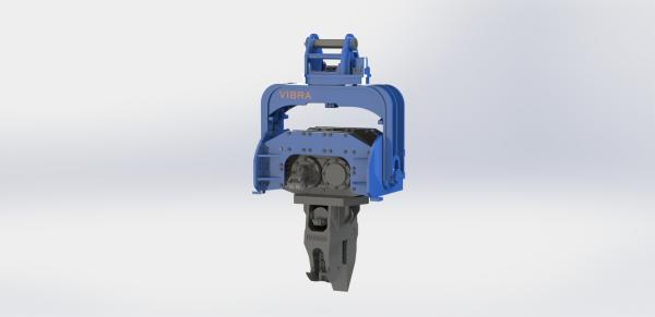 12 Meter Side Grip Vibro Hammer For 23-27 ton excavator