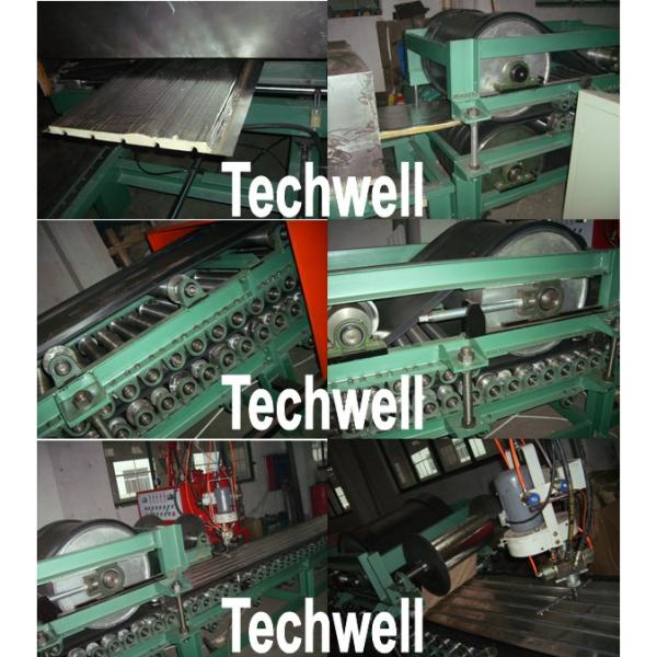 Простой экономичный тип панель сандвича PU делая машину для панелей сандвича стены крыши PU