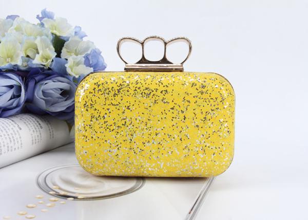 Fashion product ladies mini handbags pu glitter leather clutch bags evening bag