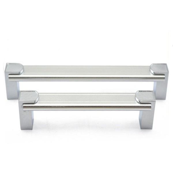 Kitchen Aluminum Cabinet Handles T bar Chrome Zinc Pulls Assembly Zamark Simple Drawer Handles