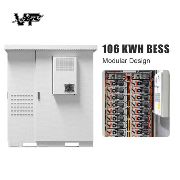 1P160S VP Solar Energy Storage System 106KWH Outdoor Cabinet ESS Batteries