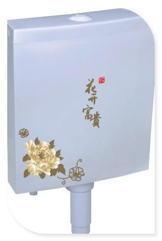 Bathroom sanitary wares toilet cistern hand pressure white wash down waterbox