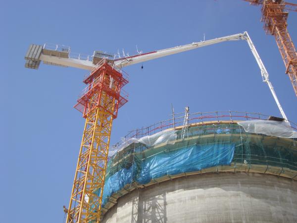 Electric Hydraulic Concrete Placing Boom HG38 For Nuclear Power Plant