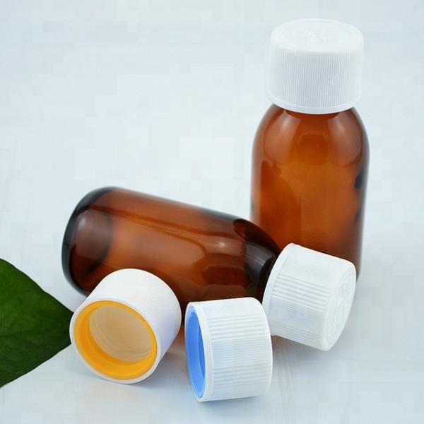 Medical Industrial Empty Medicine Bottles , Tamper Evident Prescription Pill Bottle