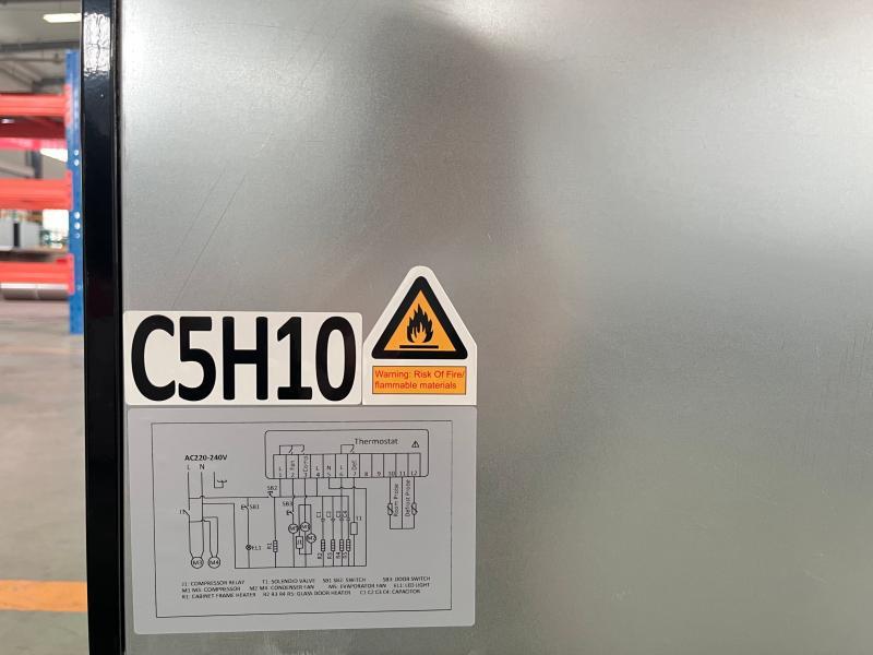 MAXIMA F Series Energy-Saving Commercial Glass Door Freezer for Supermarket Refrigeration