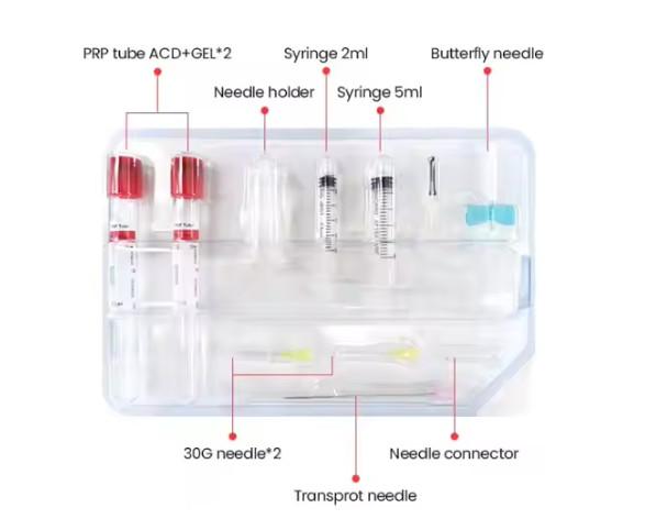 10ML 15ML PRP Tube Kit with ACD Gel Plastic Tube for Convenient Blood Collection