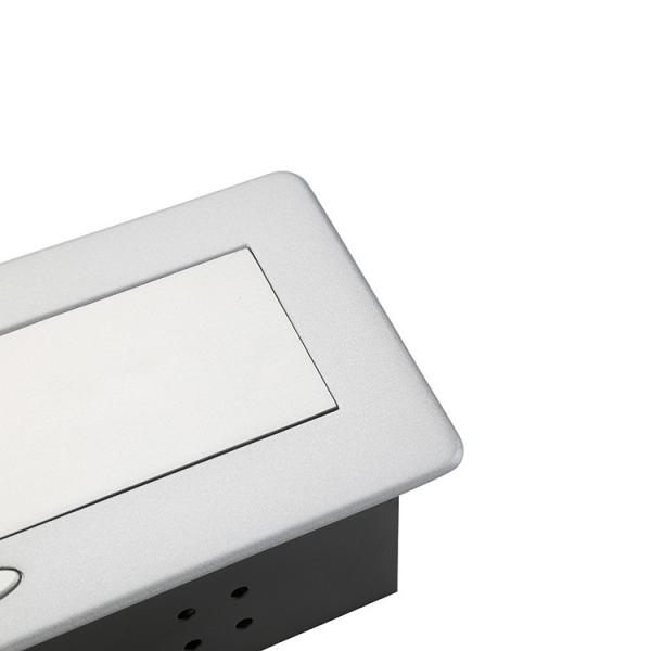 Hidden Conference Table Power Hub Aluminum Alloy Hydraulic Power Supply Data Box