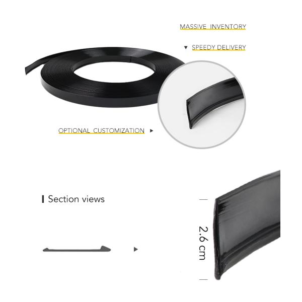 Arrow Type Black Color Channel Letter Plastic Trim Color Pattern Design Good Weather Resistance