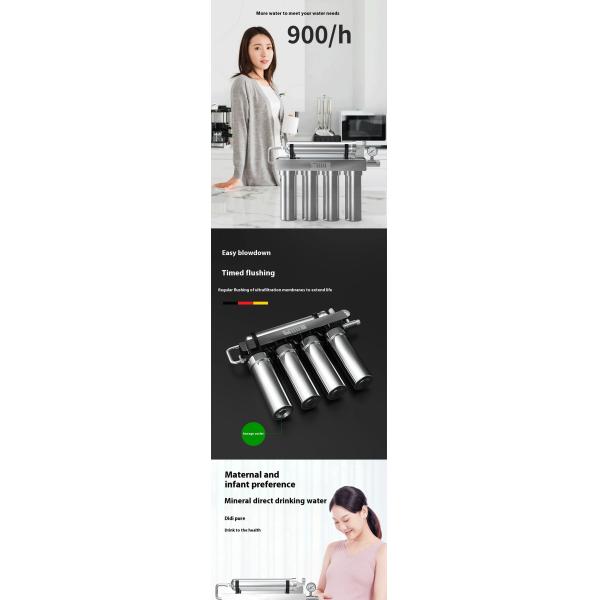 Purificateur d'eau en acier inoxydable à cinq étages