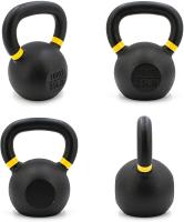 O Gym malha o vinil de Kettlebell do ferro fundido 10kg revestiu a anti abrasão