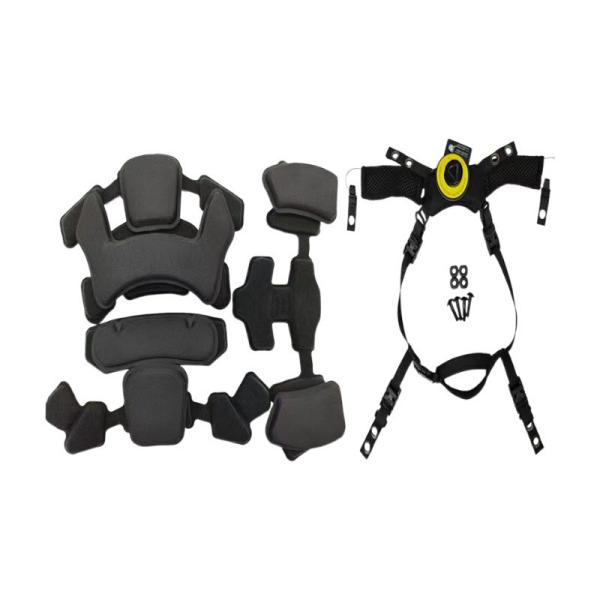 WENDY'S WENDY HELMET ADJUSTABLE SUSPENSION LINED WITH FASTMICH TACTICAL HELMET CUSHION