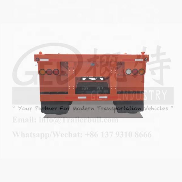 FUWA BPW Axle 40ft Container Transport Flatbed Semi Trailer with Air Suspension Optional
