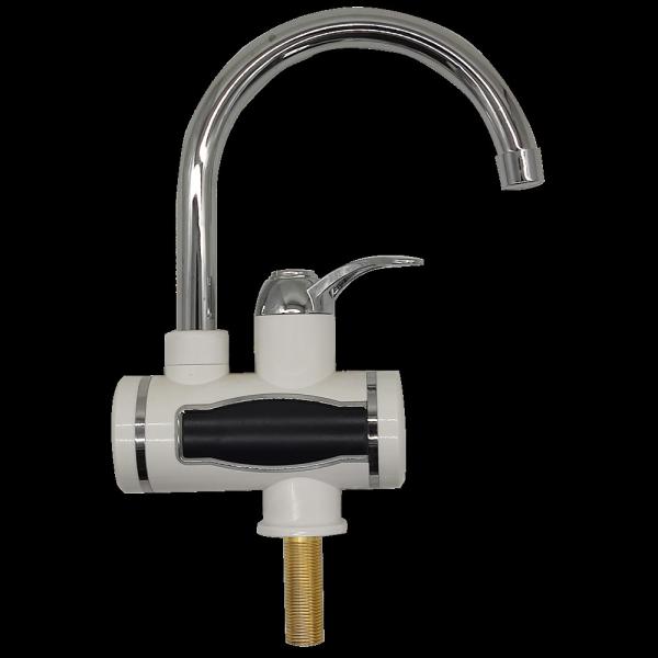 Степеней водопроводного крана 220V белого момента времени кухни ABS горячая электрическая 360 поворачивая RoHs