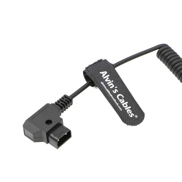 Alvin's Cables NP FZ100 D to D tap Coiled Power Cable for Sony A7III A7RIII A7SIII A9 Camera