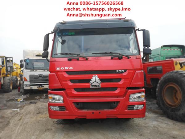 Red 30 Tons Tipper Truck 13000 Kg Vehicle Weight Manual Transmission