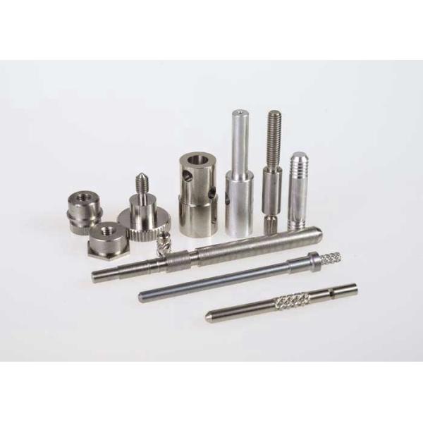Automotive CNC Metal Parts High Precision , Stainless Steel Parts Knurling Shaft