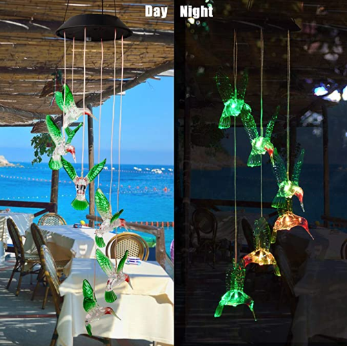 4.8 Inches Hummingbird Animal Shaped Solar Garden Lights