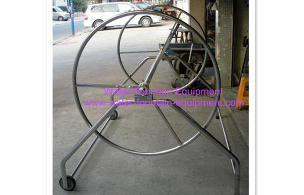 50m Swimming Pool Accessories Racing Lane SS304 Lane Line Reel Trolley