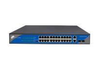 10/100M 24 interruptores portuários da fibra de SFP, 24 interruptores portuários do ponto de entrada com SFP