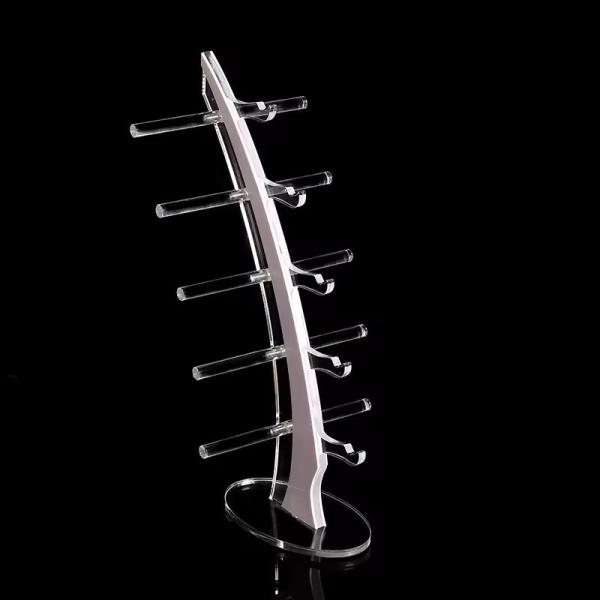 Wholesale Acrylic Sunglasses Display Stand Eyeglasses Showing Rack  3-layer POS Display Rack