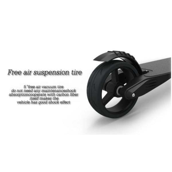 Carbon Foldable Electric Scooter with 350 Watt Brushless Motor , Electric Kick Scooter