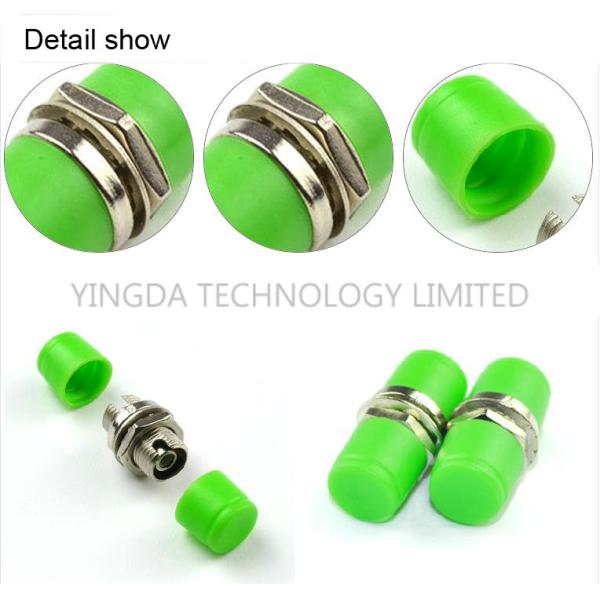 Adaptateur optique en alliage de zinc FC de fibre de FC/vert de cuivre coupleur de RPA