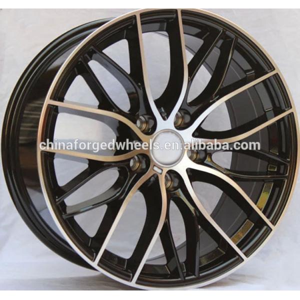 Car Alloy Rims Customized For BMW 335i /Gloss Black Machined 20 inch Staggereed Rimis
