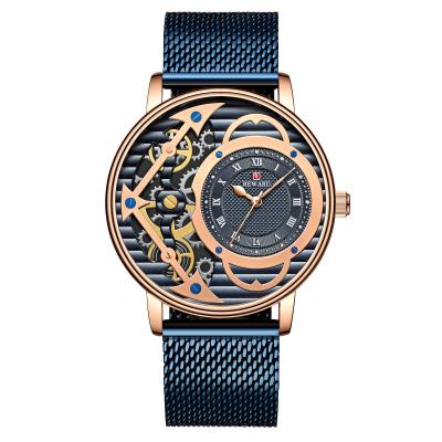 Relógio mecânico à prova d'água ultrafino de 44 mm à prova de queda de moda empresarial inovação