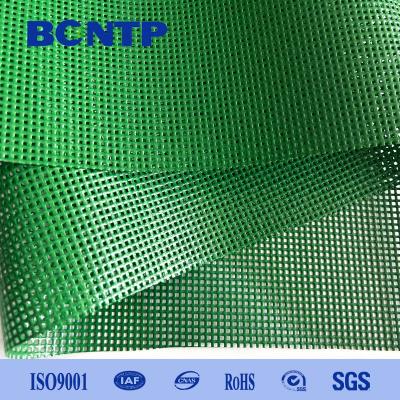 Heavy Duty PVC Mesh Fabric PVC Coated Polyester Mesh Vinyl Fabric high strength  fire resistance