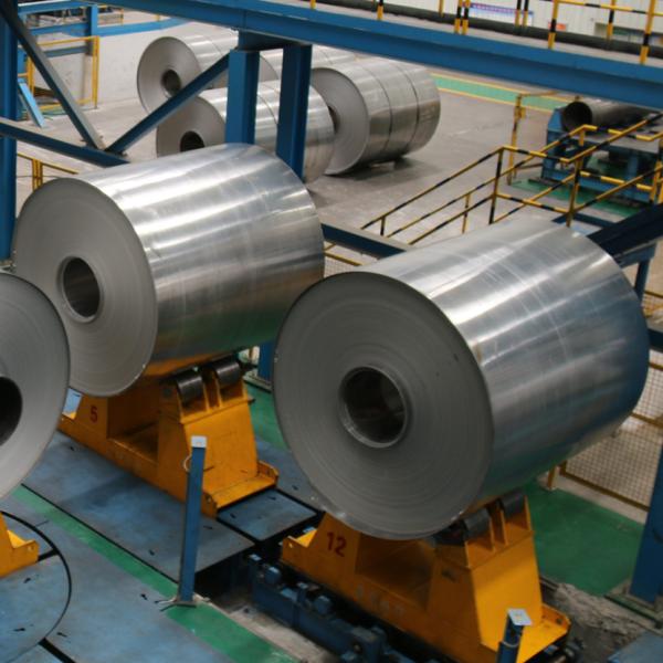 Solarreflect 1060 Aluminum Alloy Coil 0.8mm/2500mm Reflectivity Photovoltaic Backsheet Substrate With PE Paint Coating
