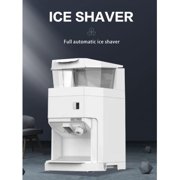 6L Ice Shaver Machine Snow Cone Maker White 320rpm Electric Shaved Ice Maker