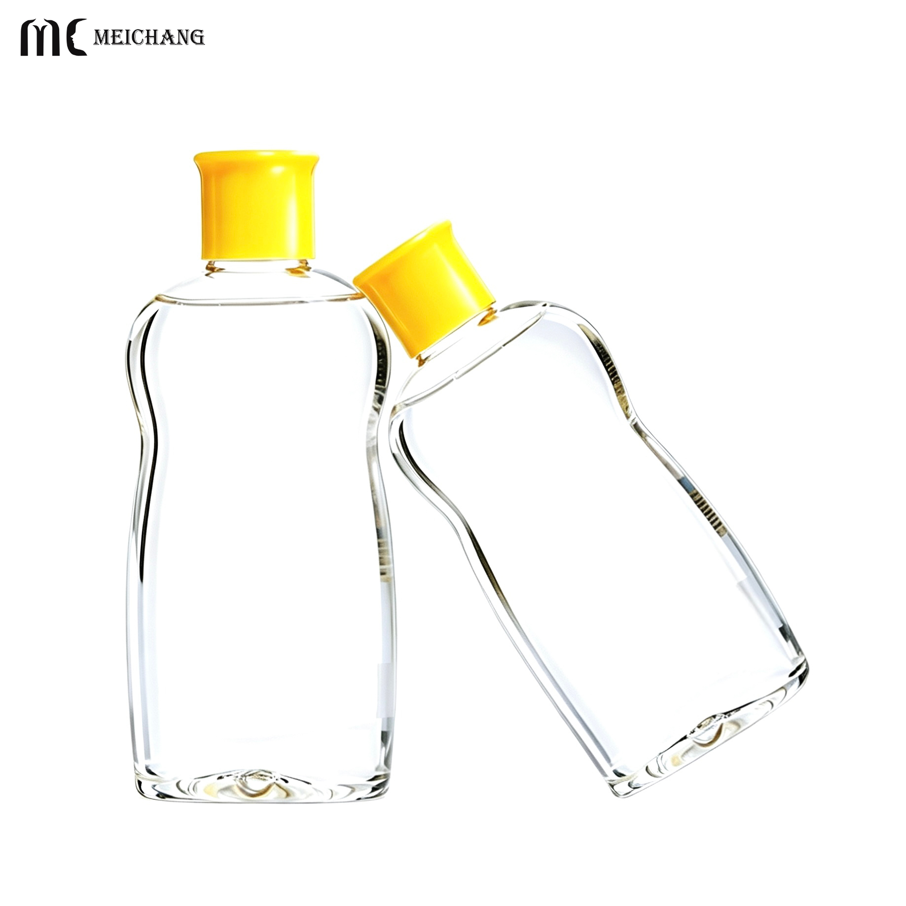 200ml Biodegradable Baby Care Oil Bottle with Flip Top Cap(MC-442)