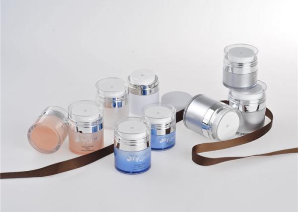 Empty ABS 50ml Airless Pump Bottles / Custom Cosmetic Bottles